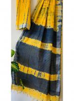 Cotton  Yellow Daily Wear Printed Saree